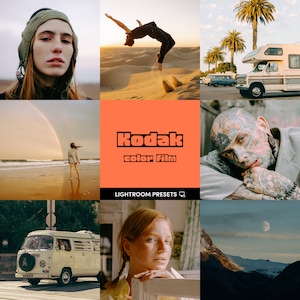 Authentic Kodak Film Lightroom Presets: Desktop & Mobile. Presets for Instagram, Blogger Presets, Film Aesthetic Presets. Analog presets.
