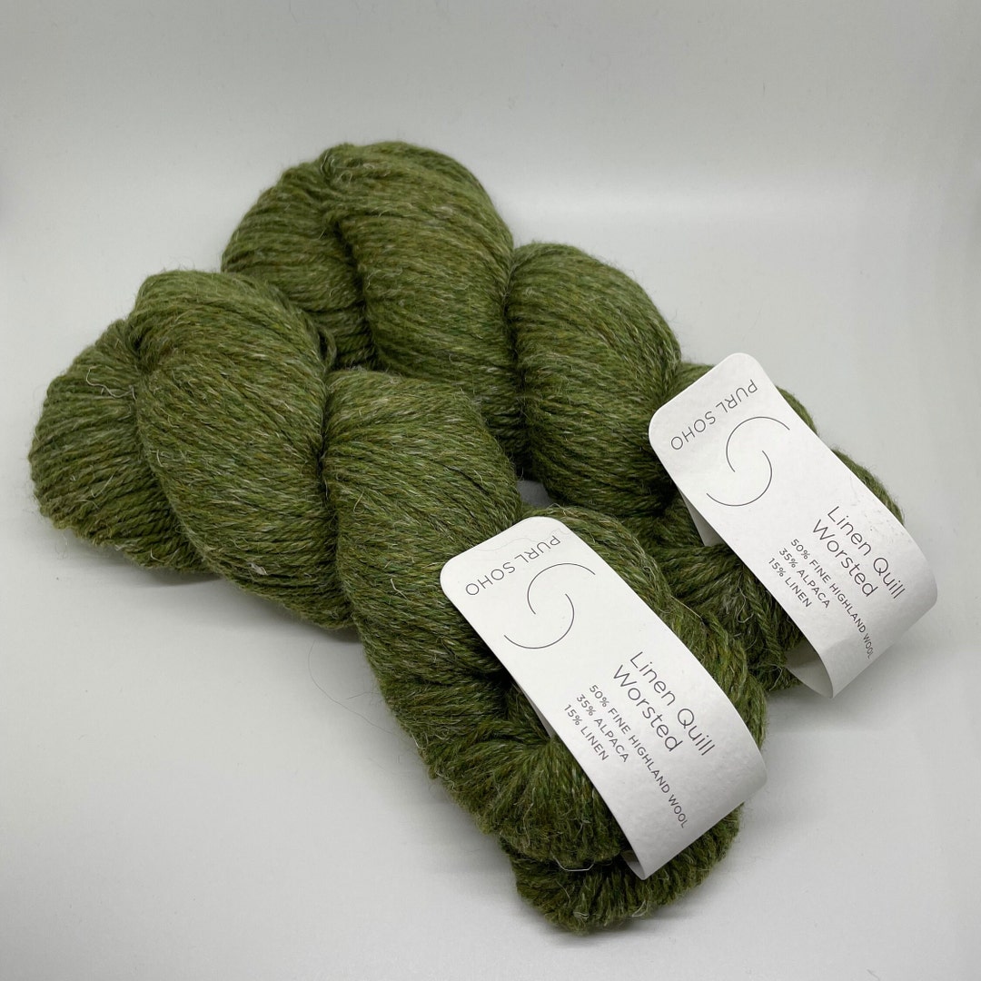 Purl Soho Linen Quill Yarn in Fresh Pickle Etsy