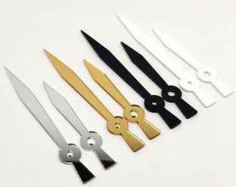 Verspiegelte Acrylzeiger für Wanduhren DIY mit Sekundenzeiger