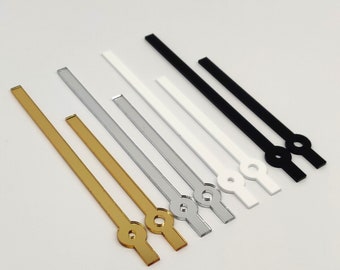 Verspiegelte Acrylzeiger für Wanduhren DIY mit Sekundenzeiger