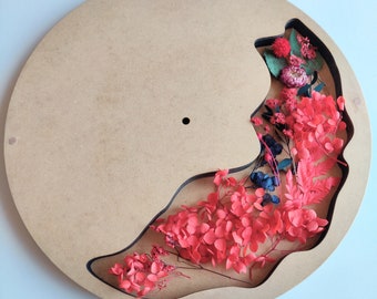 MDF Art Board with 24mm Epoxy Pouring Depth: DIY Clock Base
