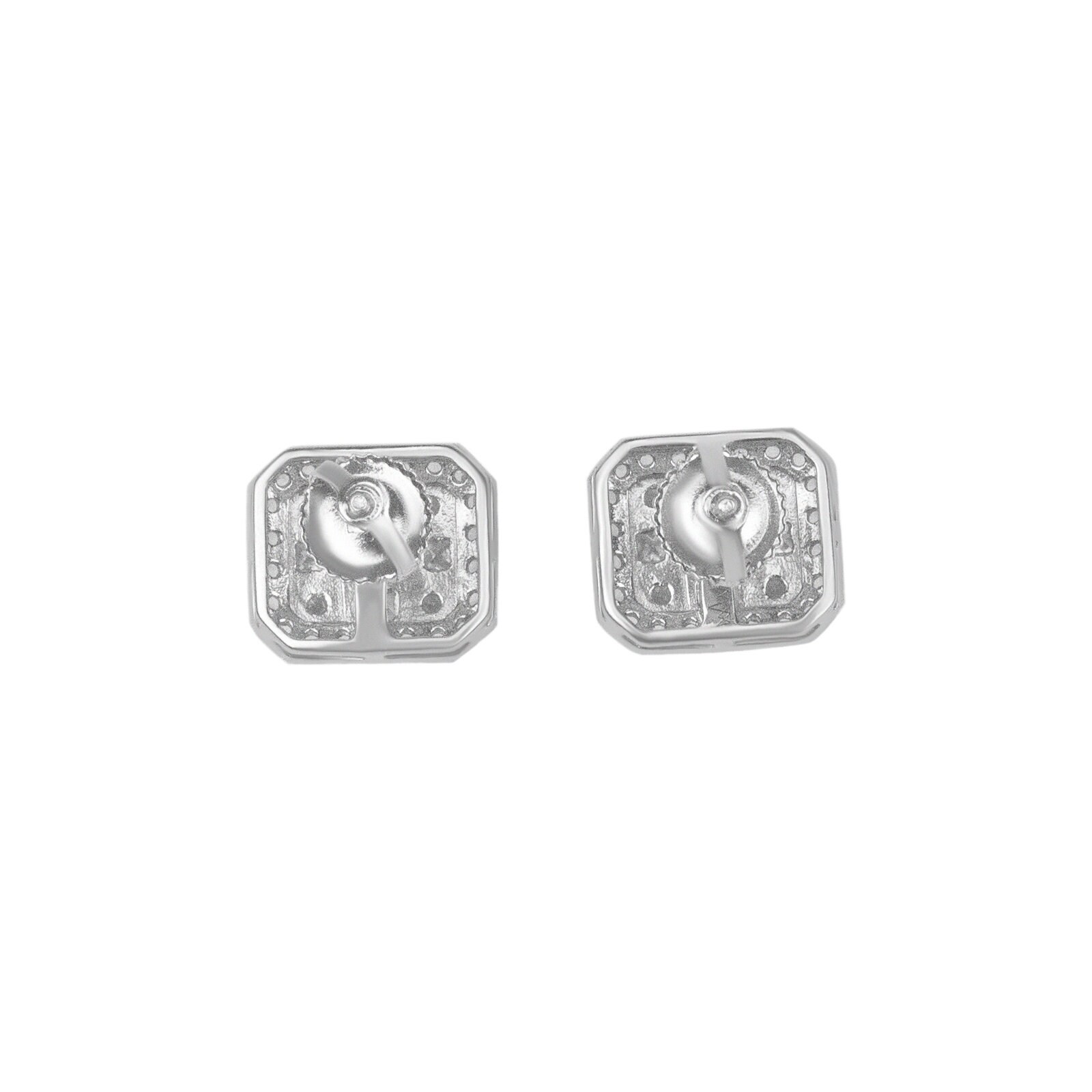 Orecchini Uomo Argento Sterling Orecchini Uomo Argento 925 Con Zirconi Neri - Quadrato 9mm, Stile Moderno Unisex Uomo Blazer Orecchini Uomo Argento Sterling Orecchini Uomo Argento 925 Con Zirconi Neri - Quadrato 9mm, Stile Moderno Unisex Uomo Blazer
