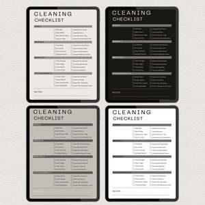 Cleaning Checklist | Cleaning Planner | Cleaning Schedule | Printable Planner | Printable Cleaning Template | Instant Download