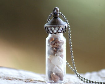 Shell Bottle Necklace - Sea Treasure Collection - A Piece of the Ocean With Me