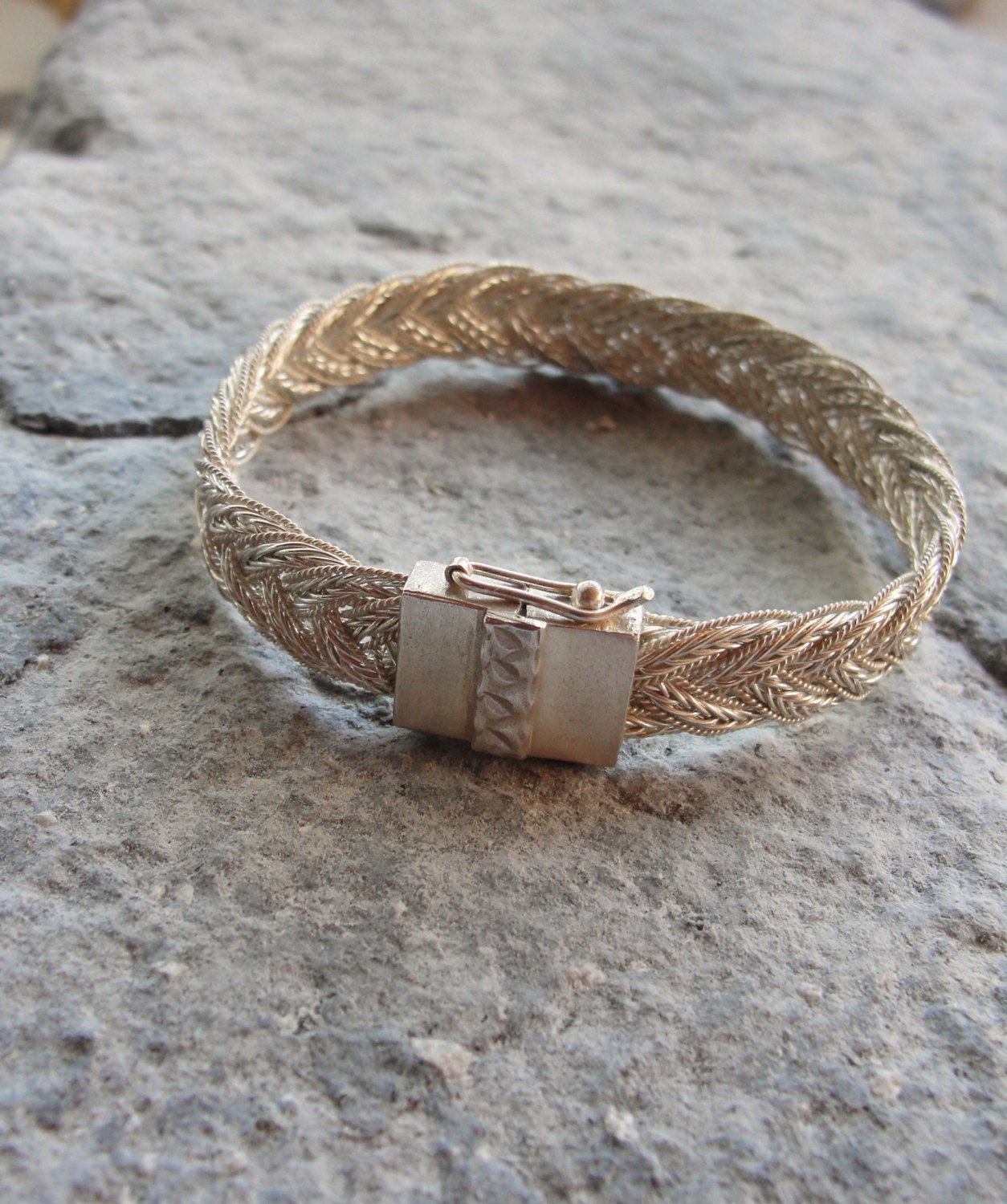 Braided Silver Bracelet