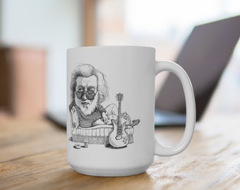 Jerry Garcia | Morts reconnaissants | Tasse à café 15 oz