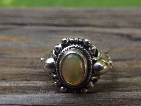 Stunning Beautiful Natural Ethiopian Opal ring - … - image 3