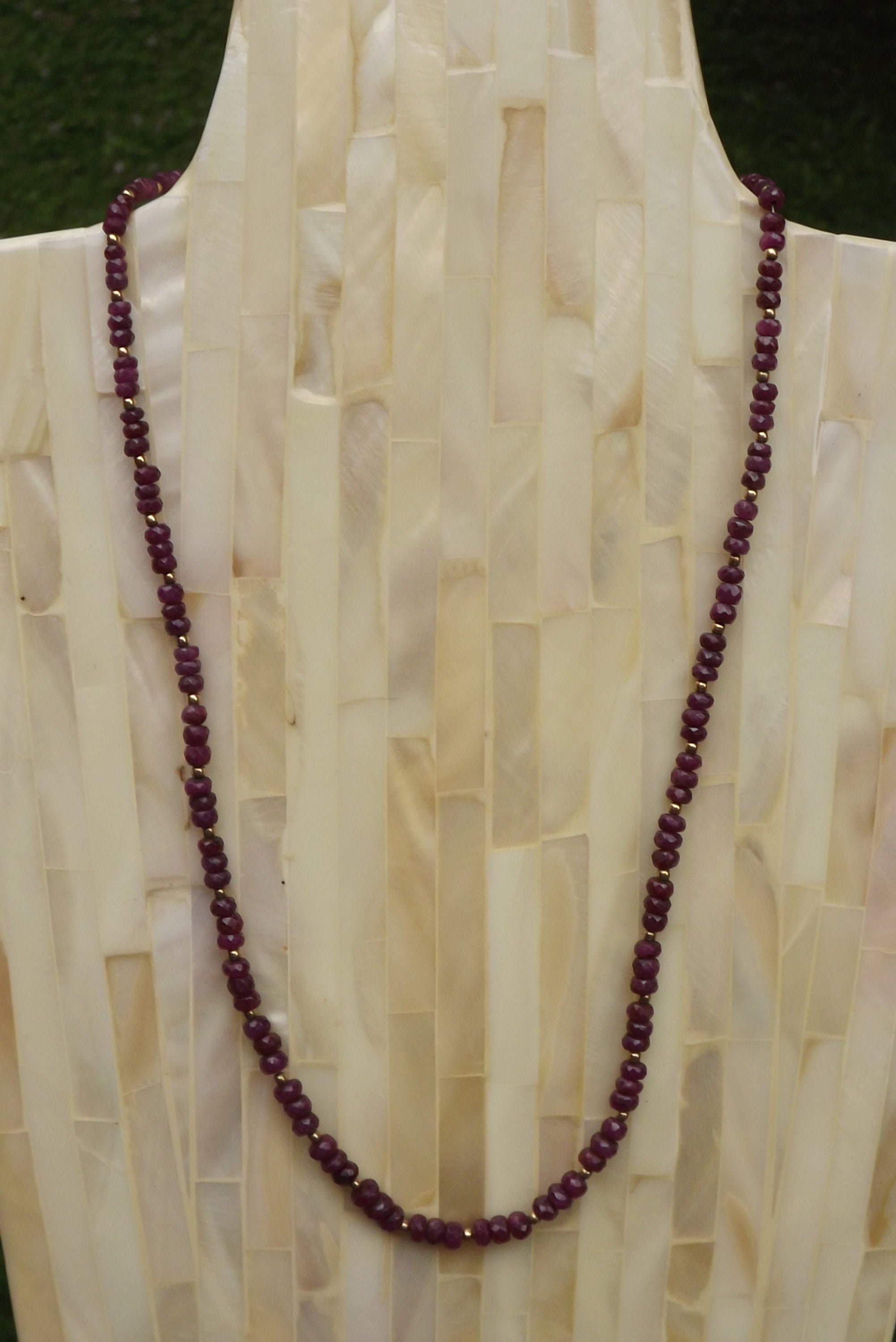 Luxurious Ruby Necklace Etsy