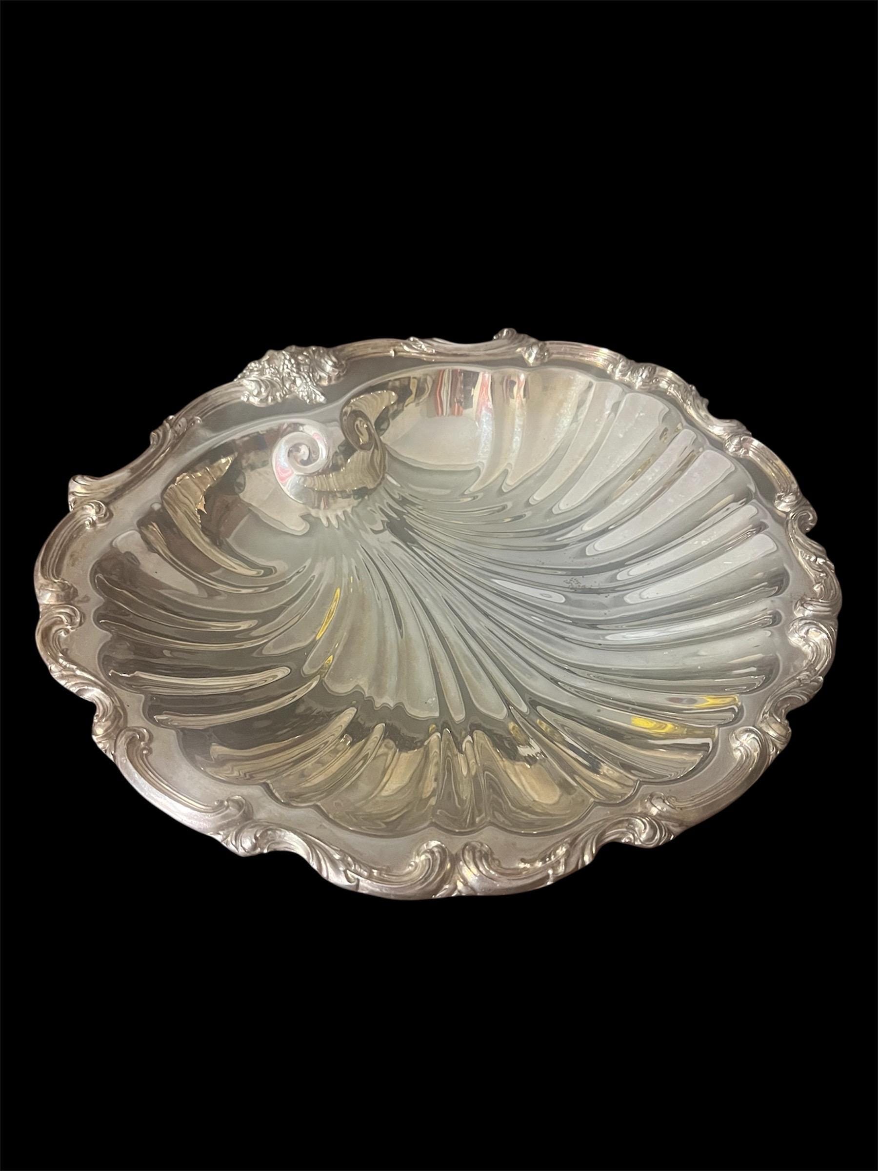 Vintage Amston Silver Plated Shell Bowl Pattern 1799