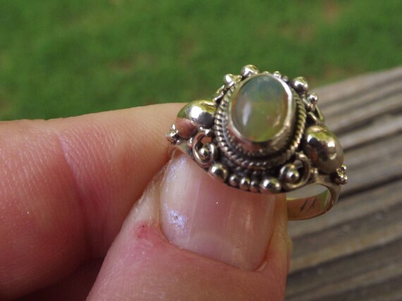 Stunning Beautiful Natural Ethiopian Opal ring - … - image 4