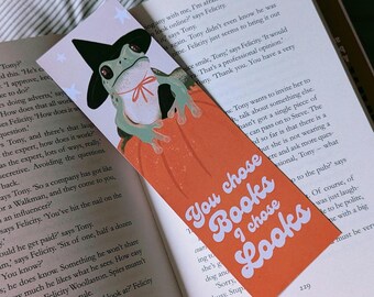 Cozy Toad Bookmark | Late Night Bookclub | Bookclub Gift | Bookish Gift | Book Bestie Gift Bookmark | Cozy Girl Reader Gift | Matilda Quote