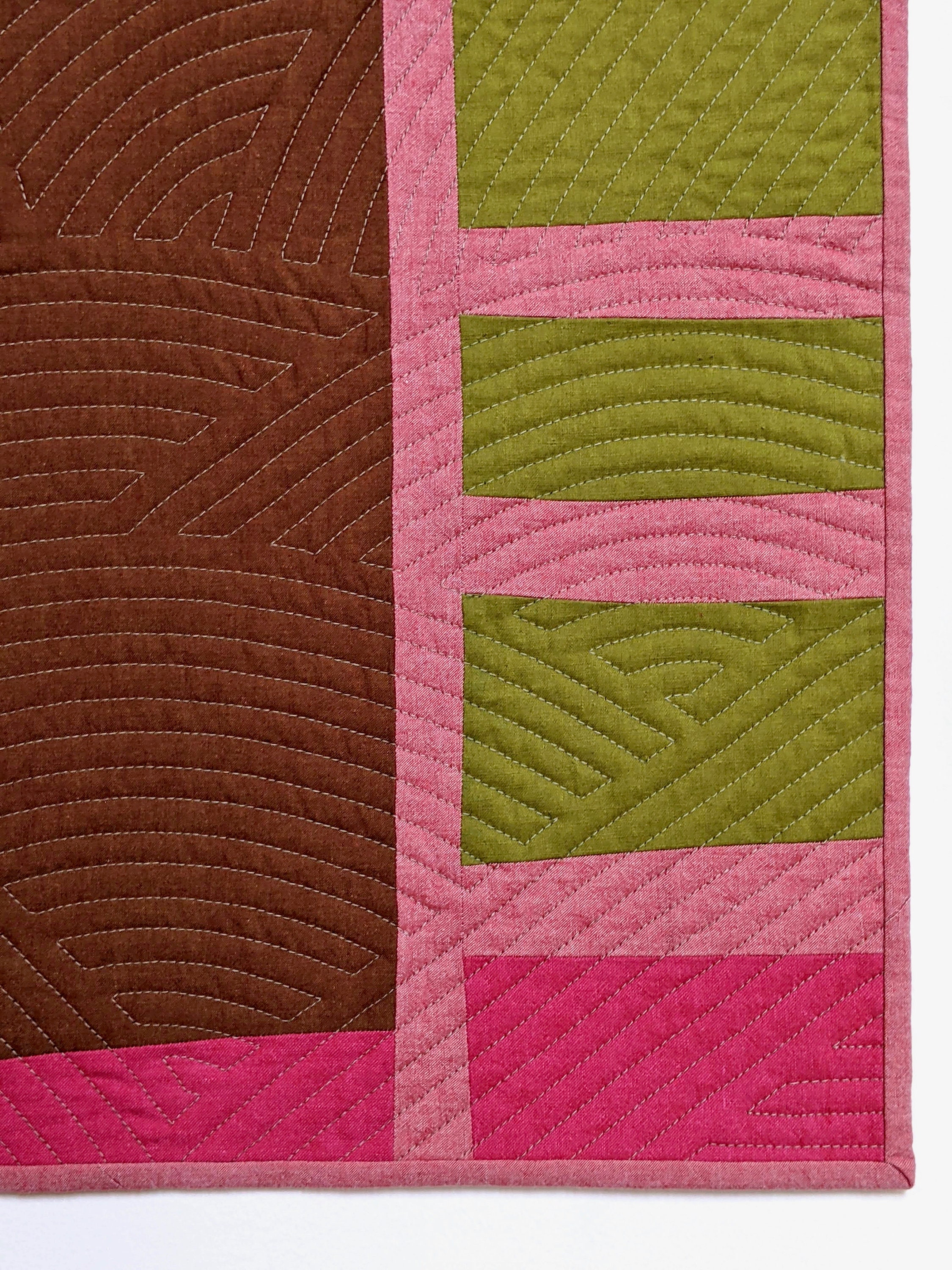 Abstract Modern Quilt. Contemporary Art Quilt. Quilted Wall Etsy