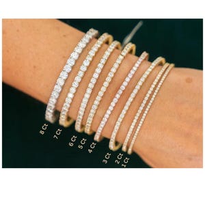 Lab Grown Diamond Flex Bangle Bracelet, Lab Created Diamond Flex Bangel