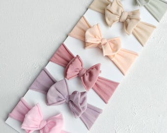 Set mit Haarreif für Reborn-Puppen, Schleifen-Haarband, weichem Nylon-Haarband und Haarknoten-Haarband
