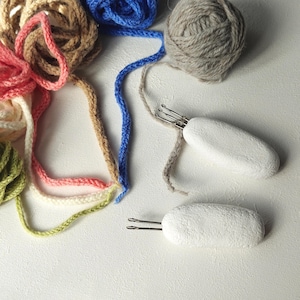 Icord Maker Tool for knit tricotine rope, Make cord bind-off, Wire art supplies, super soft to touch and ergonomic holder