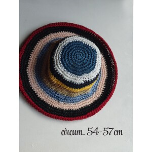 Roll up Brim Raffia Straw Hat Foldable Beach Sun Protect /circumference 54-60cm image 15
