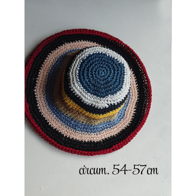 Roll up Brim Raffia Straw Hat Foldable Beach Sun Protect /circumference 54-60cm image 15