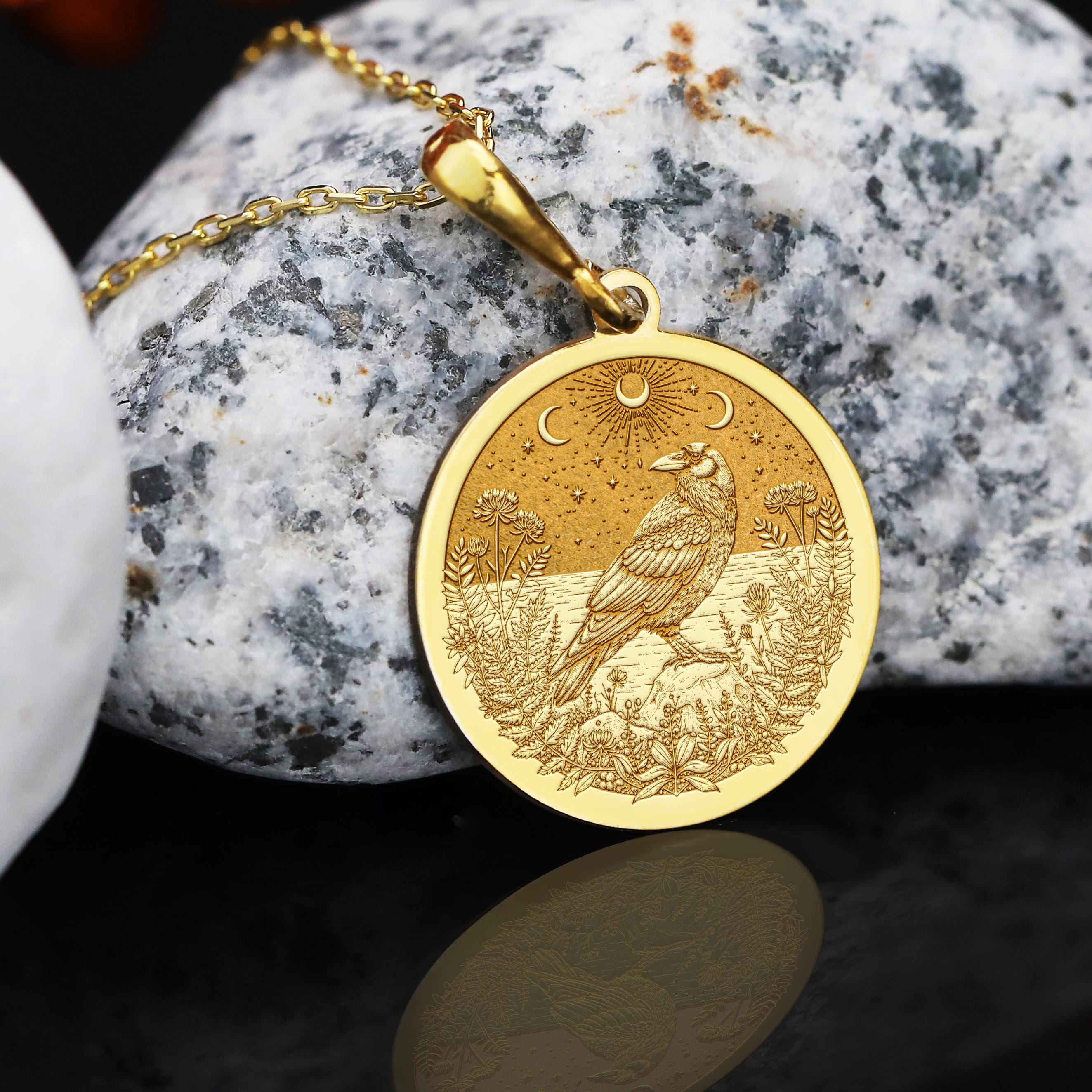 ドイツ純銀925S＋ヴェルメイユ(純金鍍金)馬術馬ペンダント