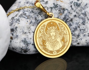 Lilith Necklace – Dark Goddess Pendant | Feminine Power & Mythology Jewelry