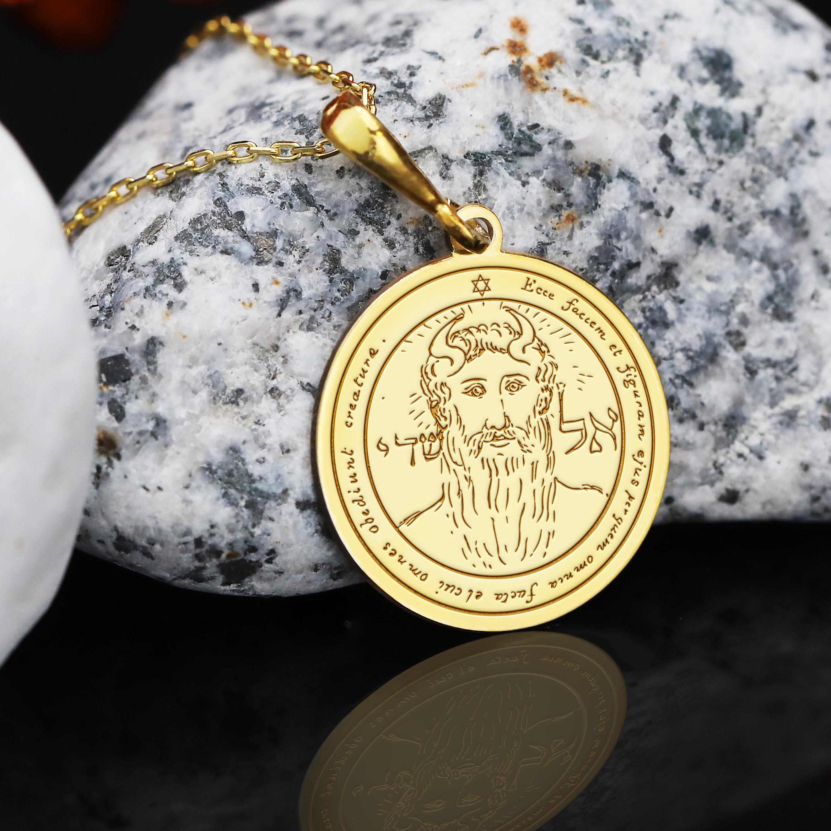 Talisman For Poets Writers Pendant Solomon Seal Amulet Hermetic Kabbalah Jewelry