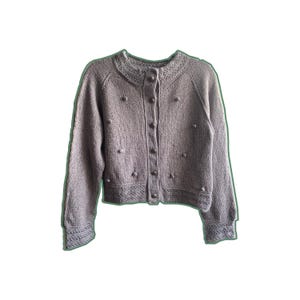 Grey Cardigan Knitting Pattern, Knit Cardigan, Classic Knitting Pattern, Cardigan Pattern, Top Down Pattern - The Traveler&#39;s Cardigan