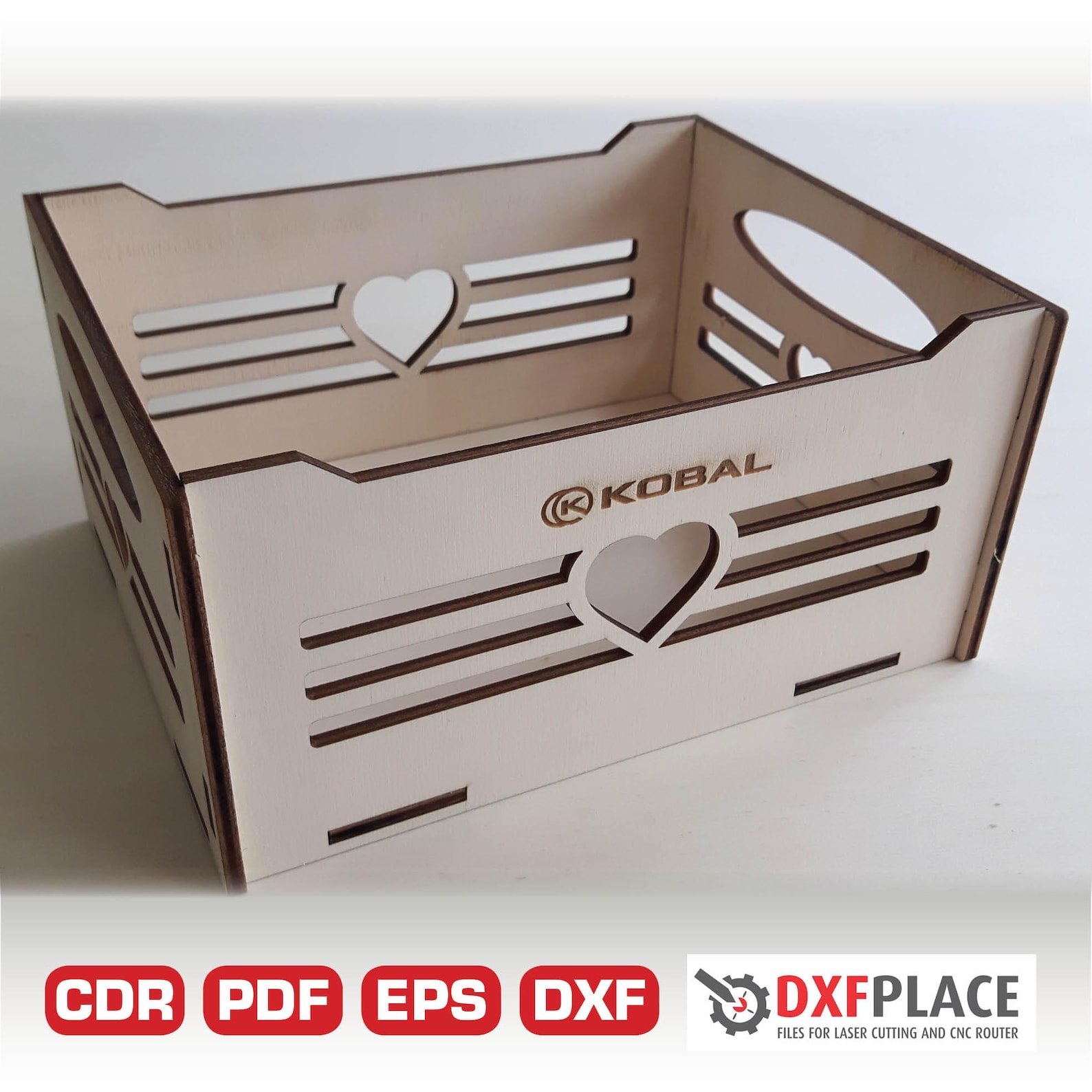 Decorative Gift Box Laser Cut Files, Wooden Crates Box, Vector Files ...