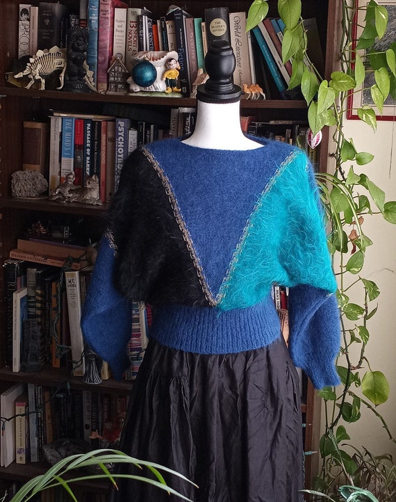 Gorgeous Vintage Mohair Sweater in Amazing Shades