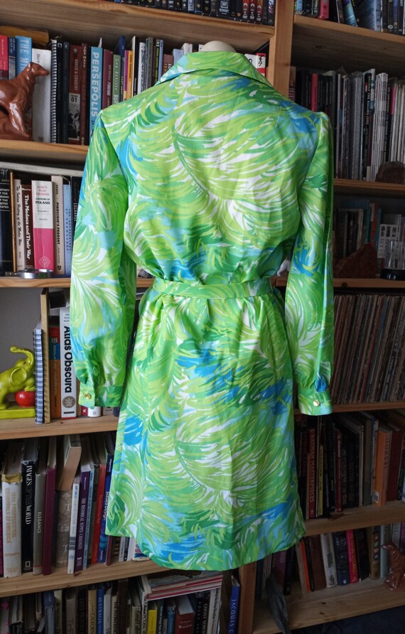 Easy Being Green Light & Bright Vintage Day Dress - image 7