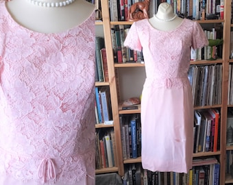 Sweet Baby Pink 60's Wiggle Dress - Wounded Bird