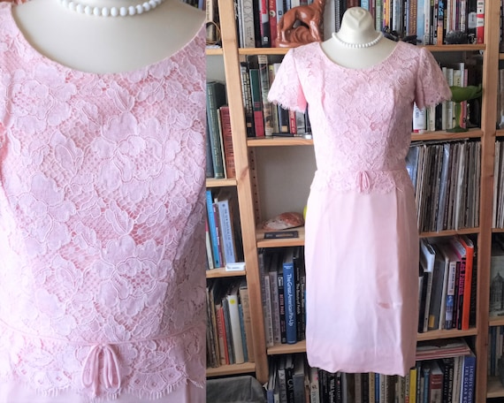 Sweet Baby Pink 60's Wiggle Dress - Wounded Bird - image 1