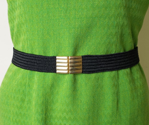 Vintage Braided Art Belt by Leather Shop - image 5