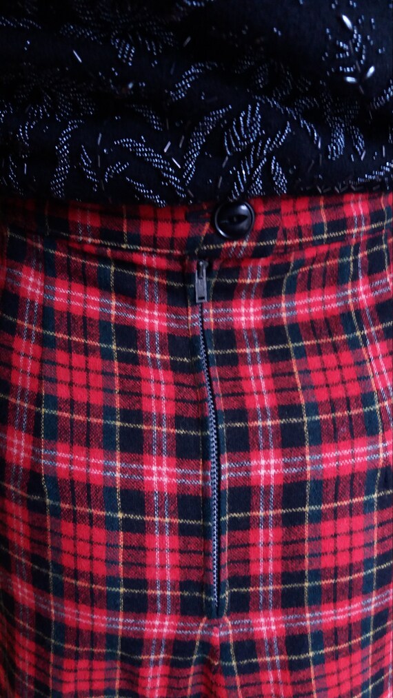 Highland Journey Vintage Wool Tartan Skirt Gem