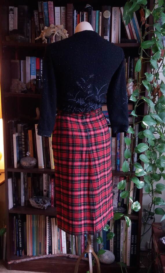 Highland Journey Vintage Wool Tartan Skirt Gem