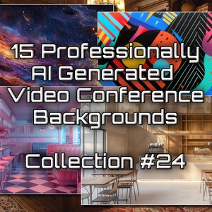 Digital Background Collection #24 | Zoom Backgrounds | Teams Backgrounds | Google Meets Backgrounds | AI Generated | Instant Download