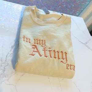 In My Atiny Era Sweatshirt Embroidered Kpop
