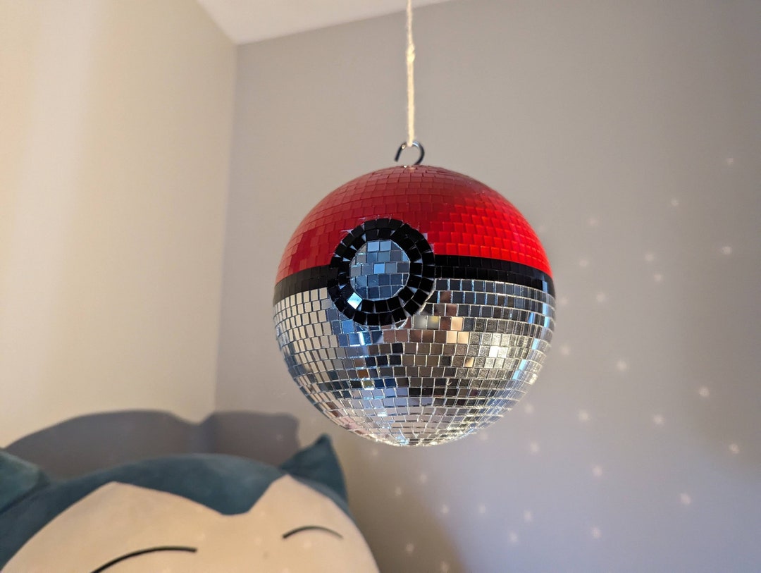 Pokeball, Disco, Disco Ball, Pokemon - Etsy