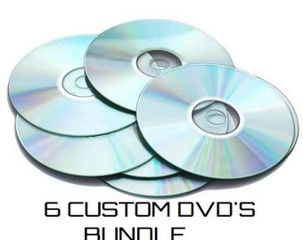 6 Custom DVD'S BUNDLE