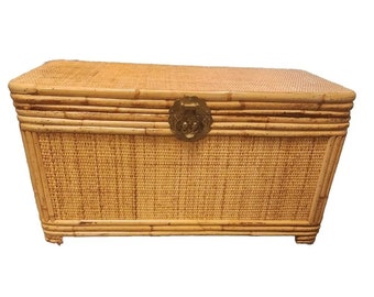 Palm Beach Regency Rattan Wrapped Trunk