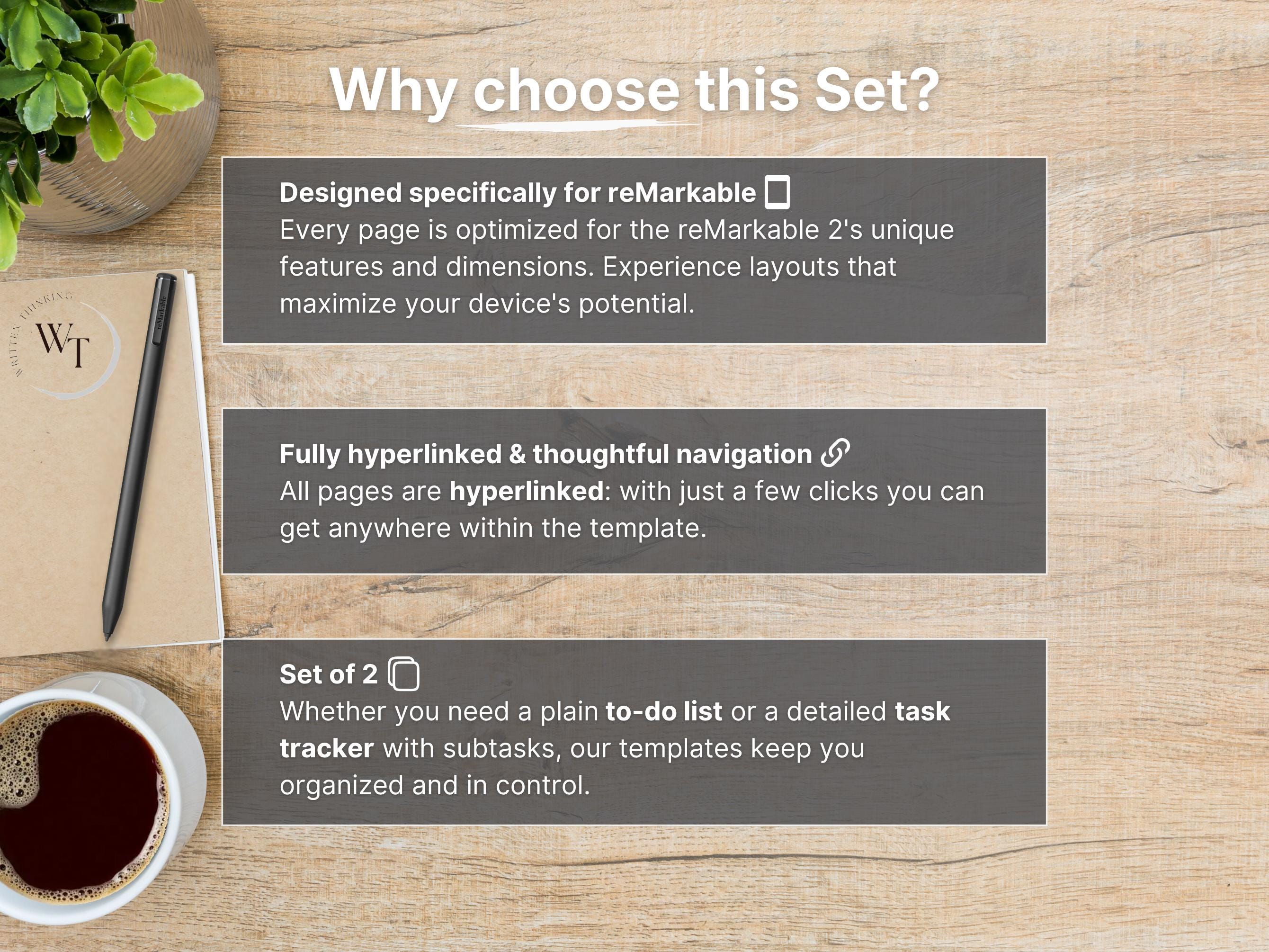 To-do & Task Tracker for Remarkable 2, To-do List With 50 To-dos With ...