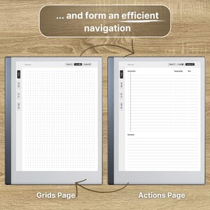 Meeting Minutes for Remarkable 2 Meeting Notebook Hyperlinked Right ...