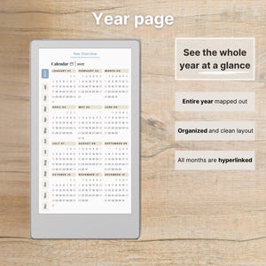 Daily Journal for reMarkable Paper Pro Move, 2026, 2027, 2028, Gratitude, Reflection, Mindfulness, Notebook, Sunday-Monday Start, Left-Right image 4