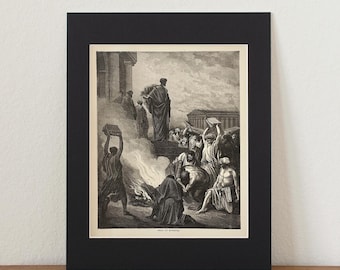 Gustave DORE 1800's Engraving 