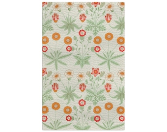 Strofinaccio con stampa a margherita William Morris: decorazione floreale per la cucina
