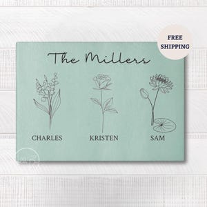 Personalized Family Name Glass Cutting Board Custom Last Name Wedding Decor Gift for Anniversary Cutting Board Monogram Glass Cutting Board