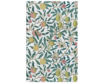 Strofinaccio con stampa a quattro frutti di William Morris: decorazioni per la cucina Arts & Crafts