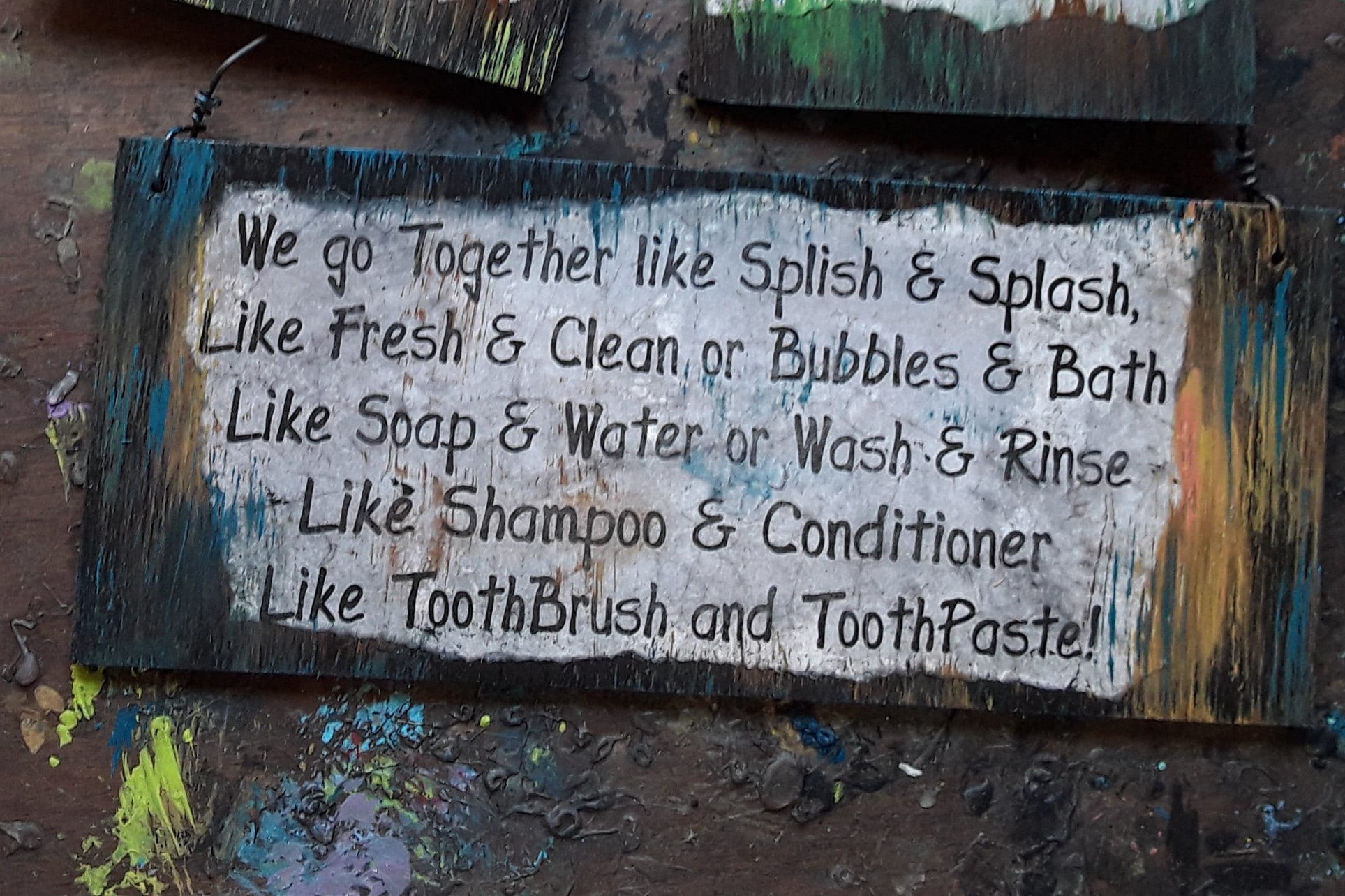 Splish and Splash Handmade & Hand-painted Wood Sign. - Etsy