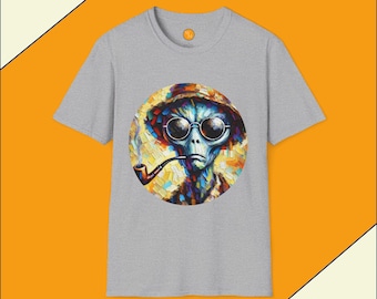 Cosmic Vibes - Alien T-Shirt