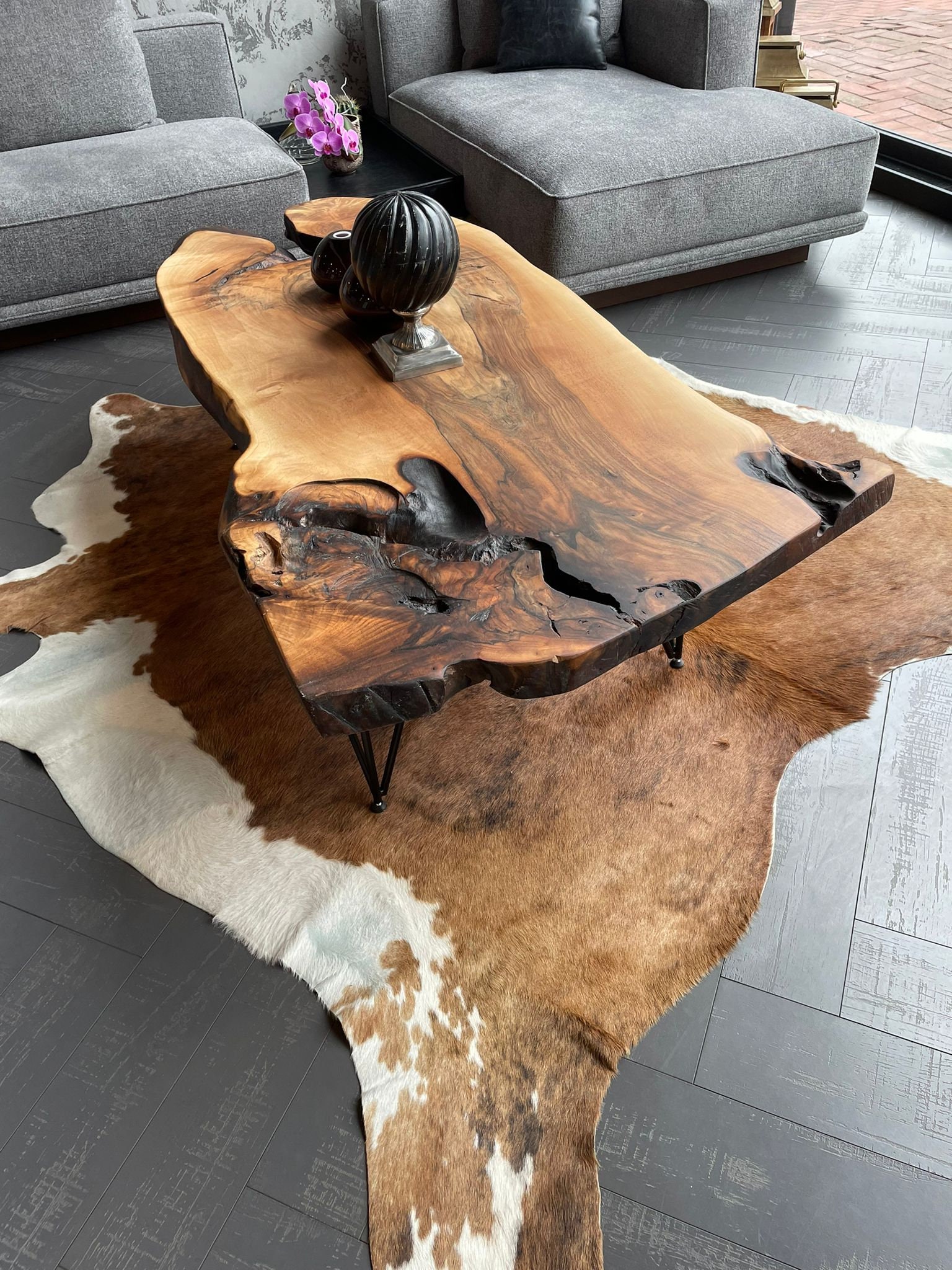 Wood Coffee Table - Etsy