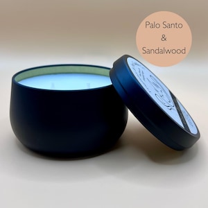 Palo Santo & Sandalwood Candle | Natural Luxury