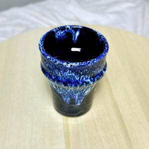 Handmade Moroccan Ceramic Cups | Glazed Clay Tumblers | 5 Vibrant Colors Available